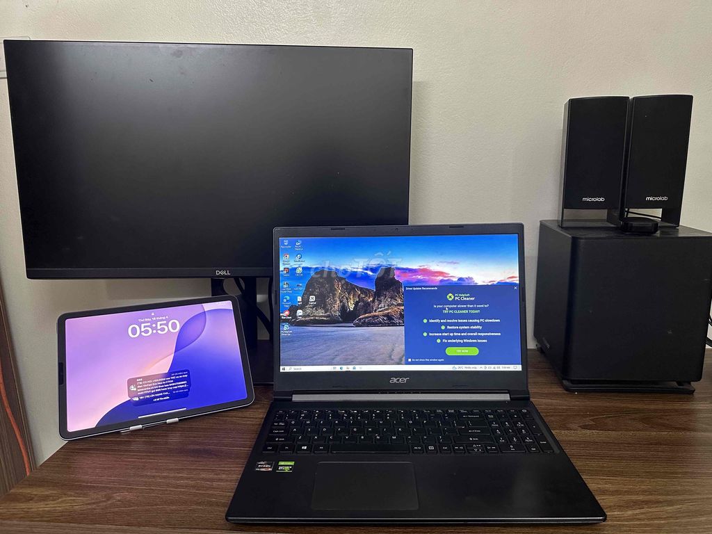 Acer Aspire 7 Ryzen 5-5500 GTX1650. Mua bán Laptop tại Huyện Gia Lâm Hà Nội được đăng bởi Trung Quang hình 1