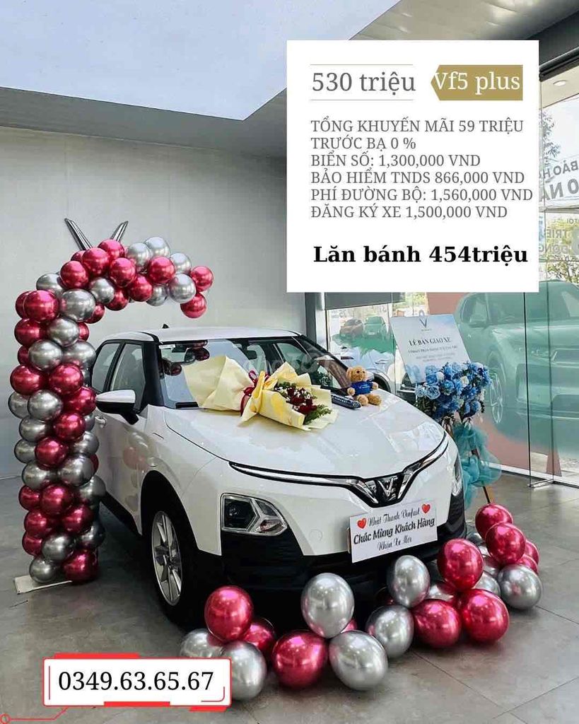 VinFast VF5 2025 Plus - trả trước 0 đồng nhận xe. Mua bán Ô tô tại Quận Cái Răng Cần Thơ được đăng bởi Thanh hình 3