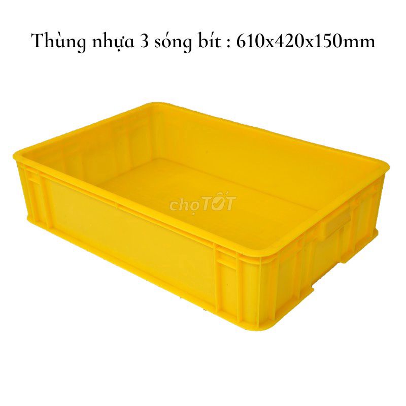 Thùng nhựa Nhựa Hiệp Thành Vàng. Mua bán Nội thất, đồ gia dụng khác tại Quận Liên Chiểu Đà Nẵng được đăng bởi Minh Dũng Nhựa Châu Á hình 1