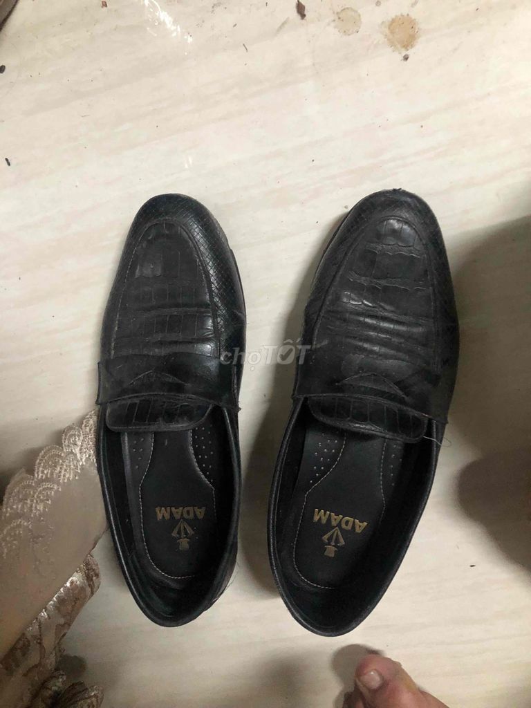 Giày lười Adam Store Da Đen Nam. Mua bán Giày dép tại Thành phố Bà Rịa Bà Rịa - Vũng Tàu được đăng bởi Anh ba báo hình 1