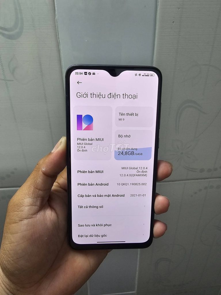 Xiaomi Mi 9 64GB Đen 6GB Like New. Mua bán Điện thoại tại Quận 10 Tp Hồ Chí Minh được đăng bởi Hội Đồ Điện Tử hình 1