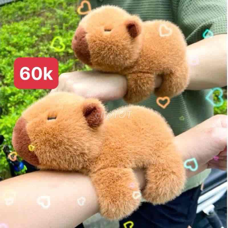 Gấu Bông Capybaba Đeo Tay 15cm 👉Giá 60k/Bé