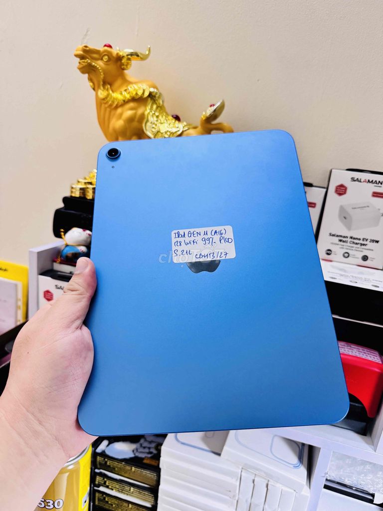 iPad Gen 11 128 Wifi P100 S21L BH T2/27. Mua bán Máy tính bảng tại Quận Tân Bình Tp Hồ Chí Minh được đăng bởi TÁO BI STORE CHUYÊN IPAD ZIN CHẤT hình 1