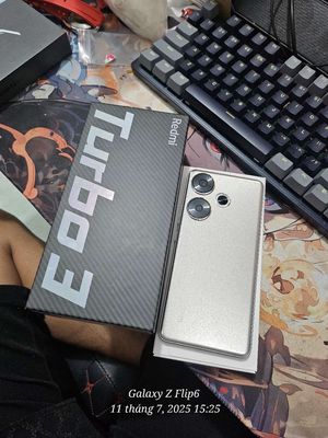 (Bán hoặc giao lưu) Redmi Turbo 3 12/256 Quốc tế. Mua bán Điện thoại tại Thành phố Vĩnh Long Vĩnh Long được đăng bởi Nguyễn Thạch Đại