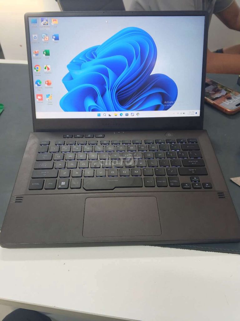 ROG Zephyrus G14 R7 5800HS 16GB/512GB RTX 3050 Xám. Mua bán Laptop tại Quận Gò Vấp Tp Hồ Chí Minh được đăng bởi Chí Hướng Group  hình 1