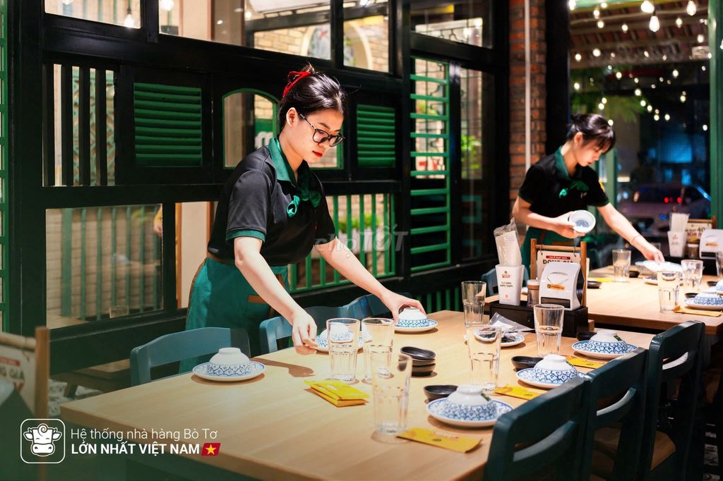 [BÌNH THẠNH] TUYỂN 50 PHỤC VỤ+PHA CHẾ - LƯƠNG CAO. Việc làm tại Quận Bình Thạnh Tp Hồ Chí Minh được đăng bởi Nhà hàng Bò tơ Quán Mộc hình 2