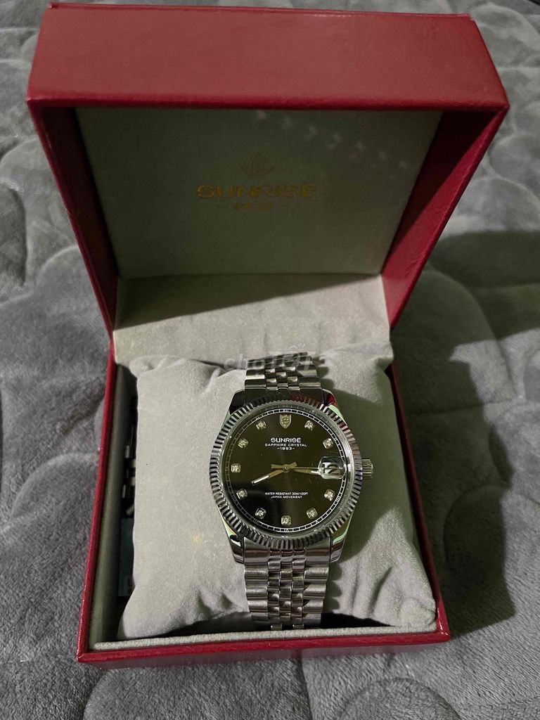 Đồng hồ Sunrise Nam 40mm Bạc. Mua bán Đồng hồ tại Thành phố Sông Công Thái Nguyên được đăng bởi Lưu Văn Hải hình 1