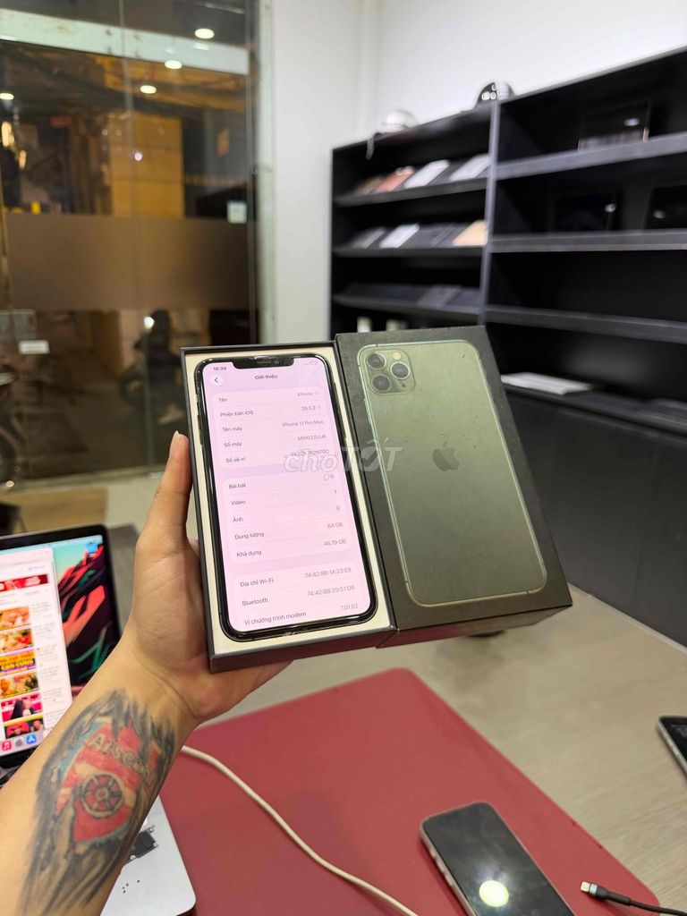 Apple iPhone 11 Pro Max QTE 64GB Zin All Nguyên. Mua bán Điện thoại tại Quận Cầu Giấy Hà Nội được đăng bởi Trung Kiên Trả Góp Bao Nợ Xấu hình 1