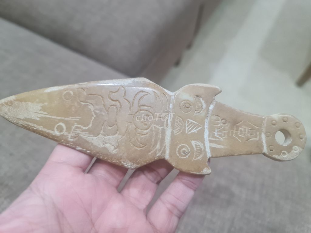 THANH CỔ BẰNG NGỌC CỦA NGƯỜI XƯA TRẠM TRỔ TINH VI. Mua bán Đồ sưu tầm, đồ cổ tại Quận Cầu Giấy Hà Nội được đăng bởi Đức Sang hình 4