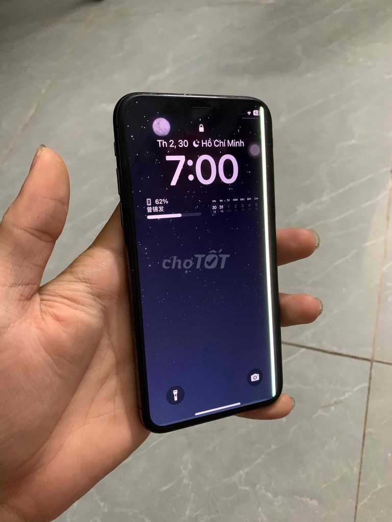 iPhone xs 64G màu đen lock. Mua bán Điện thoại tại Quận Gò Vấp Tp Hồ Chí Minh được đăng bởi Cẩm Phát hình 1