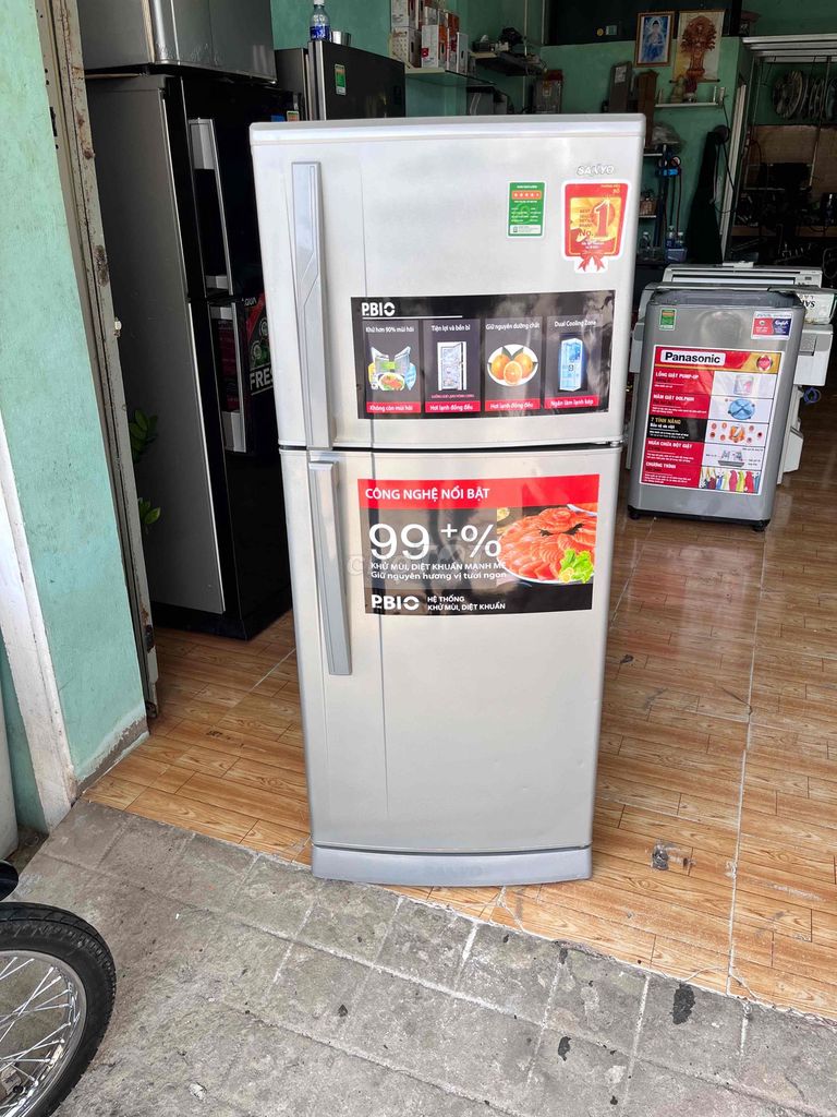 Tủ lạnh Sanyo 165L Bạc. Mua bán Tủ lạnh tại Thành phố Trà Vinh Trà Vinh được đăng bởi Điện Máy Điện Lạnh Thanh lý hình 1