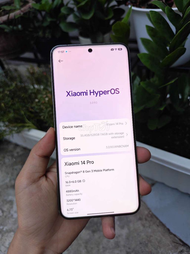 Xiaomi 14 Pro Ram 16/512GB Full Bank. Mua bán Điện thoại tại Quận Gò Vấp Tp Hồ Chí Minh được đăng bởi Nhi hình 1