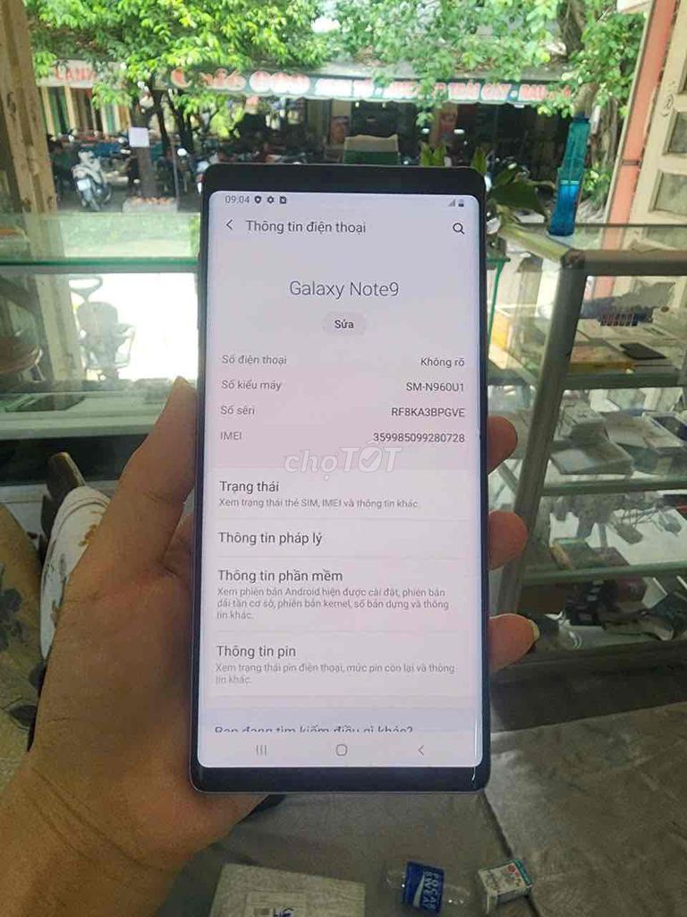 Samsung Galaxy Note 9 128GB Tím Đã sử dụng. Mua bán Điện thoại tại Quận Tân Phú Tp Hồ Chí Minh được đăng bởi Minh Khang Sài gòn MoBILE hình 1