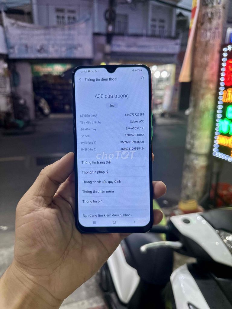 Samsung Galaxy A30 64GB Xanh. Mua bán Điện thoại tại Quận Gò Vấp Tp Hồ Chí Minh được đăng bởi HQ86 Thanh Lý Cầm đồ hình 1