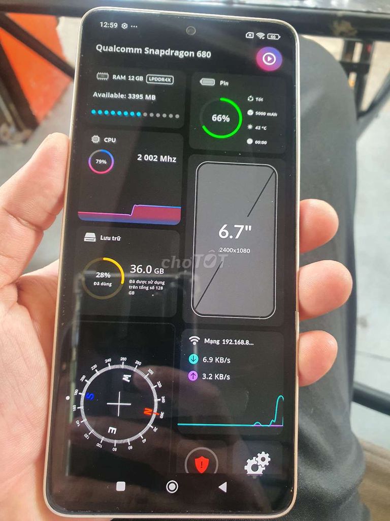 Xiaomi Redmi Note 13 128GB Trắng. Mua bán Điện thoại tại Quận 6 Tp Hồ Chí Minh được đăng bởi Thiên phúc hình 1