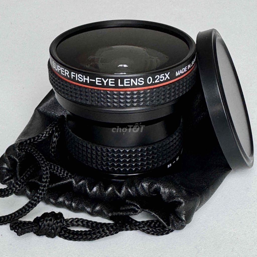 Ống kính Opteka 0.25X Fisheye Đen Nhật Bản. Mua bán Máy ảnh, Máy quay tại Quận Bình Tân Tp Hồ Chí Minh được đăng bởi Trust Only hình 1