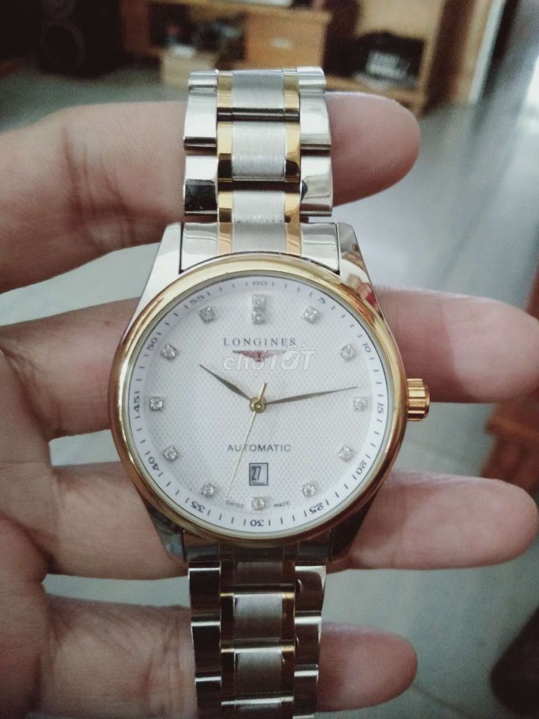 Đồng hồ Longines Thép đúc Bạc Vàng 40mm. Mua bán Đồng hồ tại Quận Liên Chiểu Đà Nẵng được đăng bởi anh nam hình 1