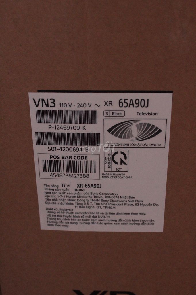 Tivi Sony XR-65A90J. Mua bán Tivi, Âm thanh tại Thành phố Phan Thiết Bình Thuận được đăng bởi Nguyễn Thị Mai hình 1