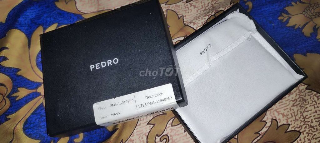 Ví da nam Pedro xanh navy mới 100%. Mua bán Túi xách tại Quận 7 Tp Hồ Chí Minh được đăng bởi Nguyễn Hoàng Khánh Lâm hình 1
