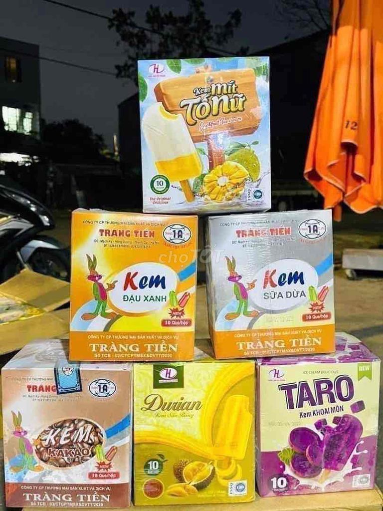 Kem que Tràng Tiền nhiều vị. Mua bán Đồ ăn, thực phẩm và các loại khác tại Thành phố Huế Thừa Thiên Huế được đăng bởi gia dụng Huế hình 1