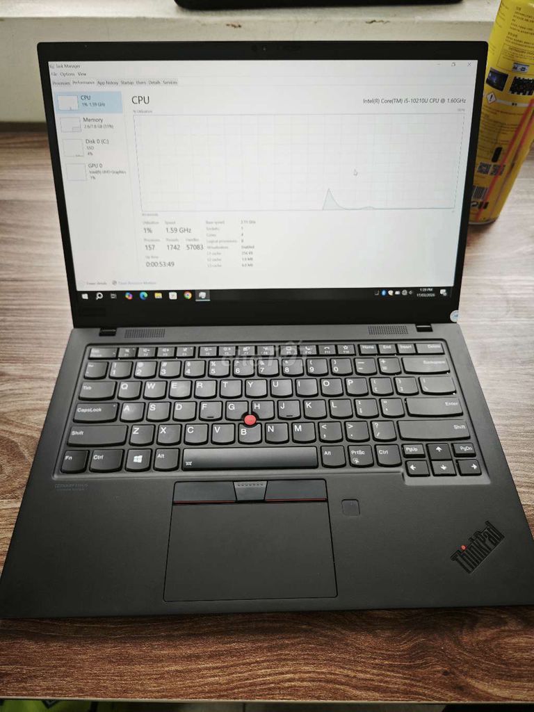 ThinkPad X1 Carbon Gen 7 i5-10210U 8GB/256GB. Mua bán Laptop tại Quận Hai Bà Trưng Hà Nội được đăng bởi Nguyễn Hải hình 1