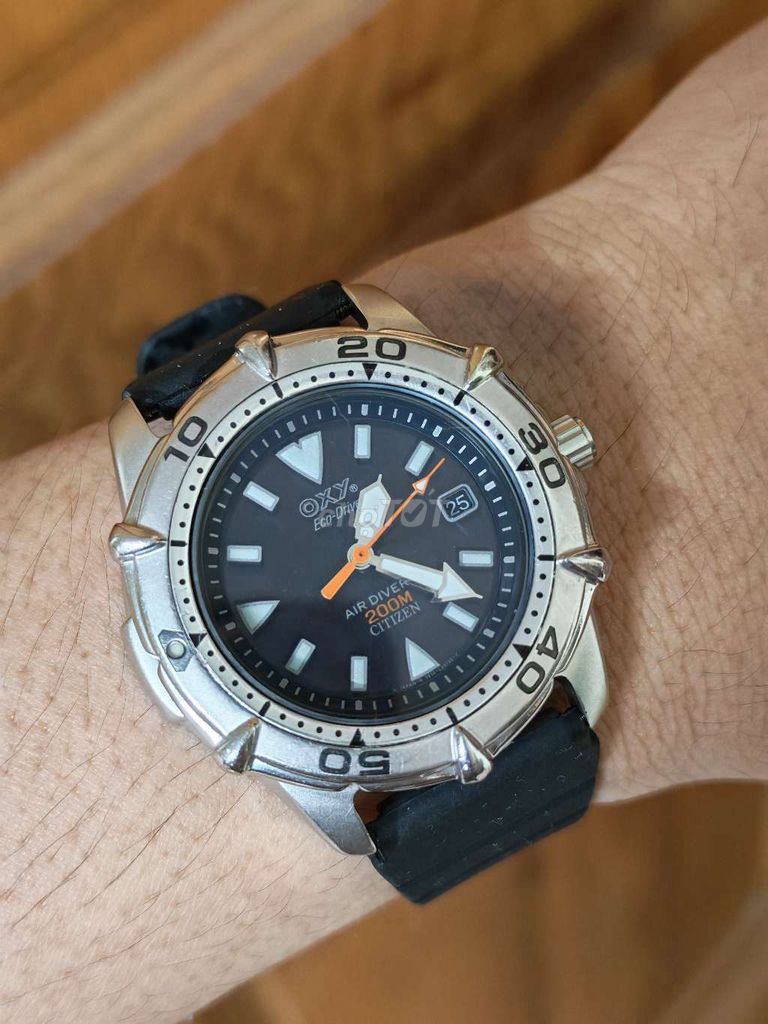 Đồng hồ Citizen Eco-Drive Air Diver Nam. Mua bán Đồng hồ tại Huyện Vụ Bản Nam Định được đăng bởi Shop Đồng Hồ Si Nhật hình 1