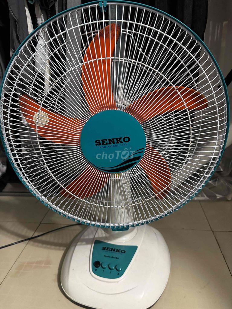 Quạt điện Senko B1616 Trắng, cam, xanh mới 90%. Mua bán Quạt tại Thành phố Vũng Tàu Bà Rịa - Vũng Tàu được đăng bởi Nguyễn Văn Hạnh hình 1