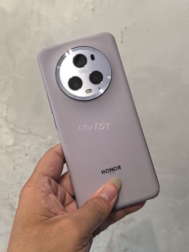 Honor Magic 5 Pro 12/256GB Tím Lưng da. Mua bán Điện thoại tại Quận Hoàng Mai Hà Nội được đăng bởi Nguyễn Ngọc Huy hình 1