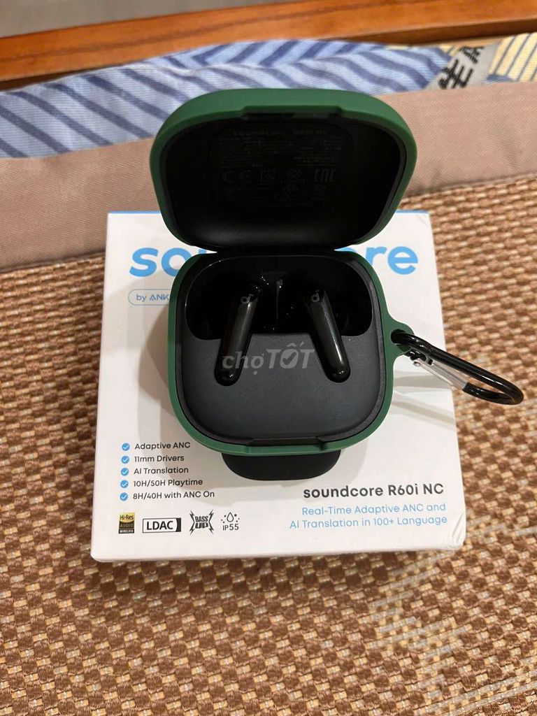 Tai nghe Soundcore R60i NC Đen. Mua bán Tivi, Âm thanh tại Quận Bắc Từ Liêm Hà Nội được đăng bởi Hà Đăng hình 1