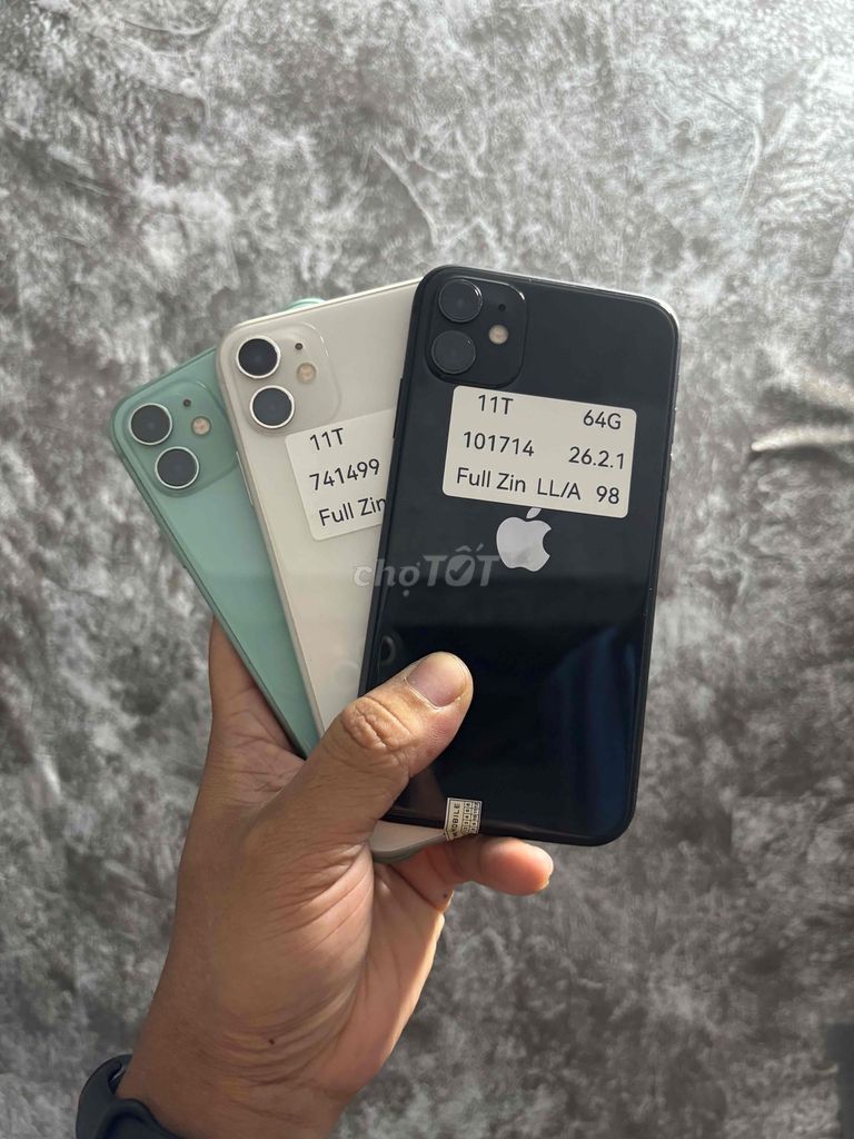 iPhone 11 64GB Zin Full CN. Mua bán Điện thoại tại Thị xã Bến Cát Bình Dương được đăng bởi Ti Ti Store hình 1