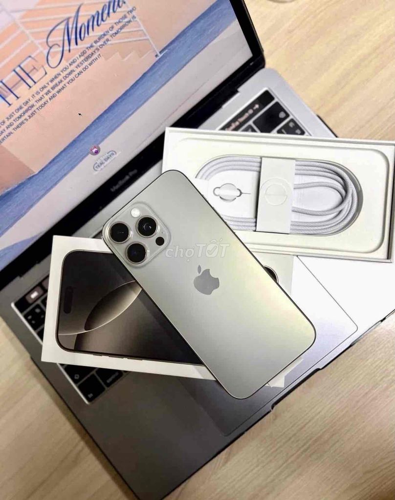 iPhone 16 Pro Max 256G Titan FULLBOX APPLE 11/2025. Mua bán Điện thoại tại Quận 10 Tp Hồ Chí Minh được đăng bởi iStockHCM hình 1