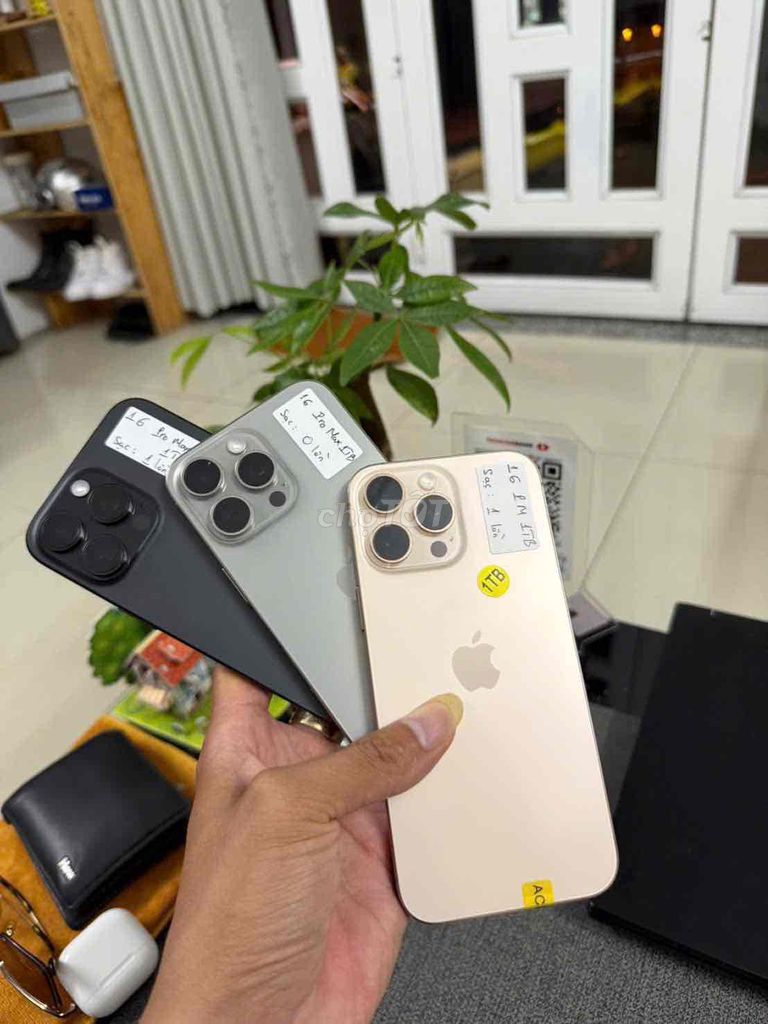 16 Pro Max 1TB Qte Sạc 0-1-2 Lần như new. Mua bán Điện thoại tại Quận Ninh Kiều Cần Thơ được đăng bởi TH STORE hình 1