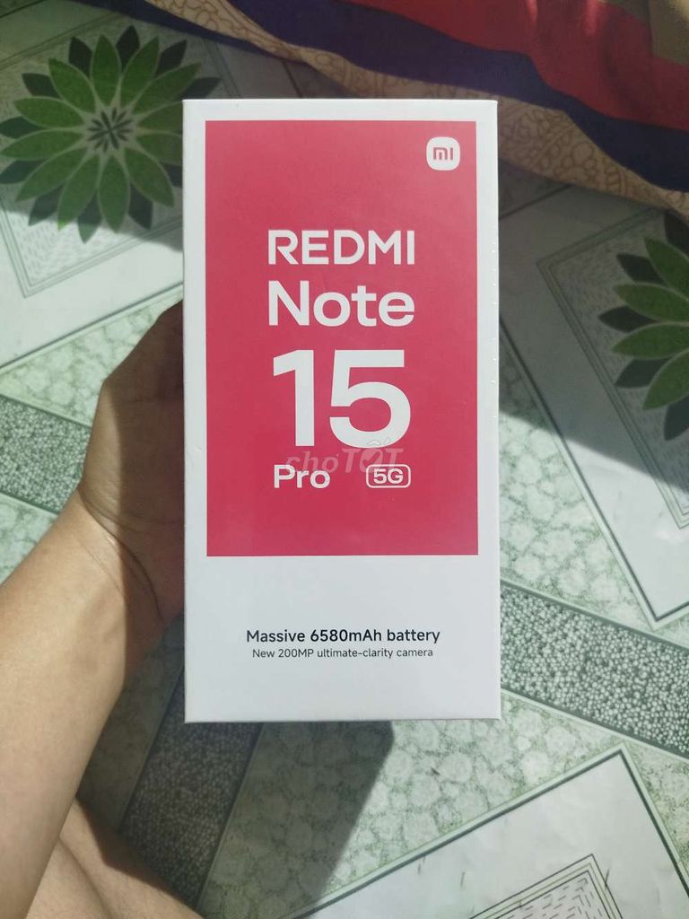 Xiaomi Redmi Note 15 Pro 5G 256GB Đen. Mua bán Điện thoại tại Thành phố Buôn Ma Thuột Đắk Lắk được đăng bởi Nguyễn Ngọc Huy hình 1