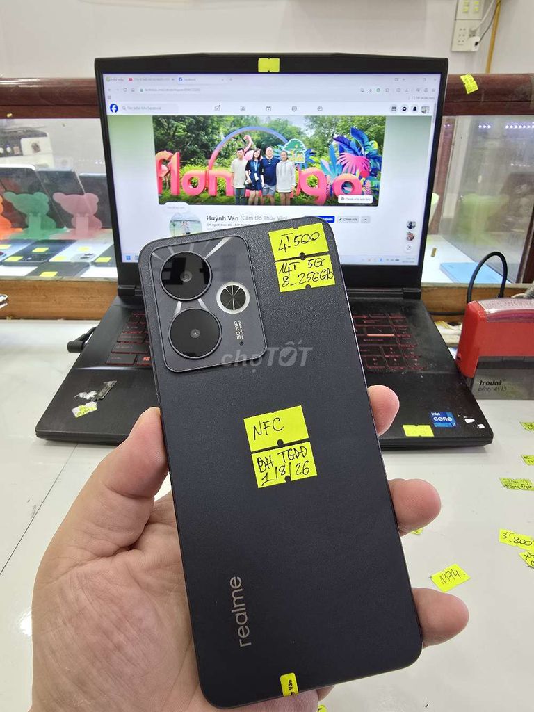 Realme 14T 5G - 256GB. Mua bán Điện thoại tại Thành phố Long Xuyên An Giang được đăng bởi Facebook Cầm Đồ Thúy Vân hình 1