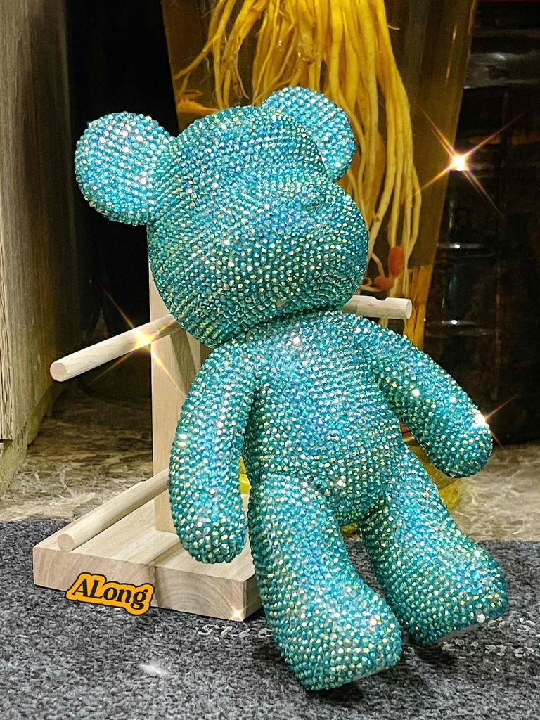 Bearbrick Đính Đá Emerald Aurora - Kiệt Tác ❤️‍🔥