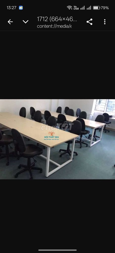 Bàn làm việc Nội Thất Sen gỗ kim loại. Mua bán Bàn ghế tại Quận Bắc Từ Liêm Hà Nội được đăng bởi Tài hình 1