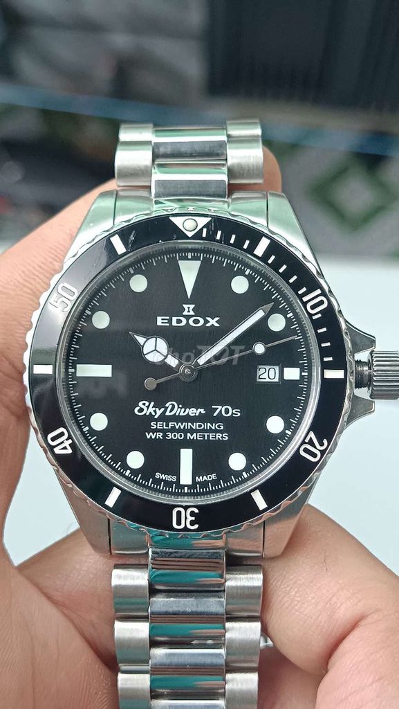 Edox SkyDiver 70s. Automatic . Mua bán Đồng hồ tại Quận Bình Tân Tp Hồ Chí Minh được đăng bởi Minh hình 1