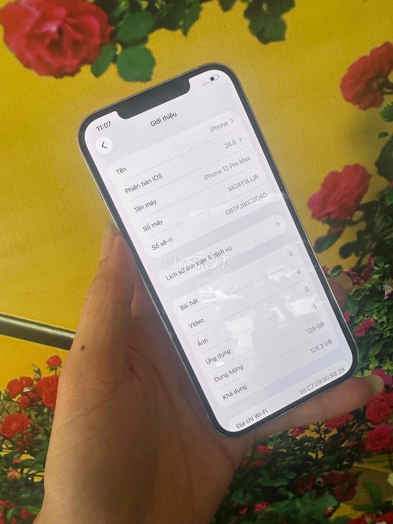 Apple iPhone 12 Pro Max 128GB. Mua bán Điện thoại tại Quận Bình Tân Tp Hồ Chí Minh được đăng bởi nguyễn sang  hình 1
