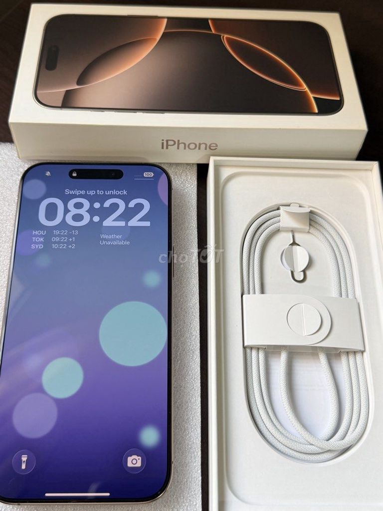 iPhone 16 Pro Max 256GB màu Gold Sa Mạc Fullbox. Mua bán Điện thoại tại Quận 10 Tp Hồ Chí Minh được đăng bởi Minh Cường hình 1