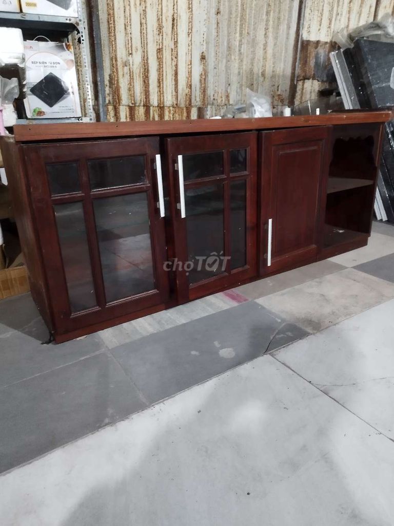Tủ bếp treo tường Gỗ căm xe Nâu. Mua bán Tủ, kệ gia đình tại Thành phố Thủ Đức Tp Hồ Chí Minh được đăng bởi Hiếu Trần  hình 1