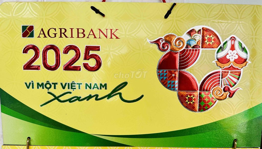 Lịch bloc cao cấp (20x30cm) Agribank 2025