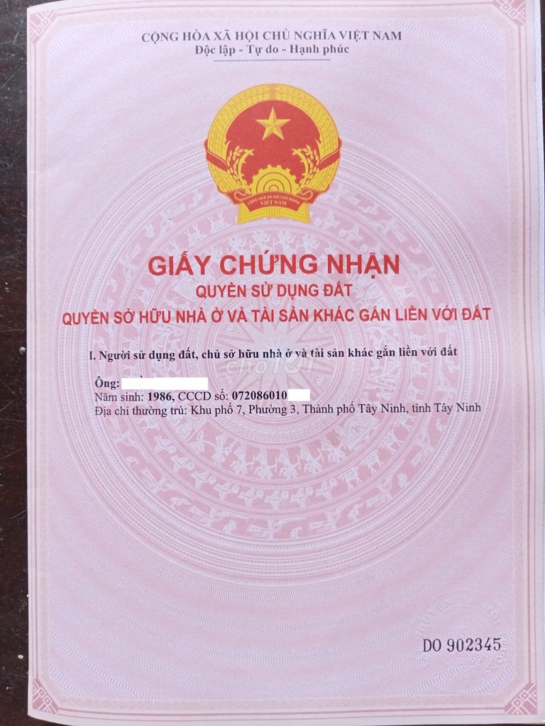 BÁN ĐẤT PHƯỜNG 03, TP. TÂY NINH