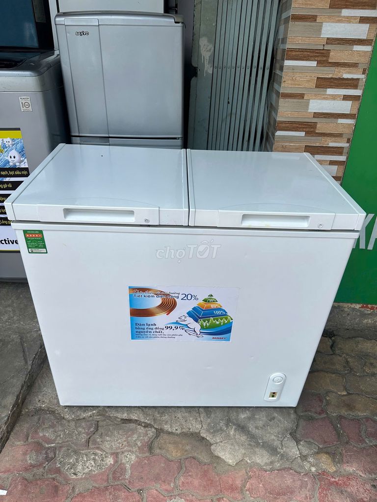 Tủ đông mát Sanaky 220L Trắng - Bảo hành 6th. Mua bán Tủ lạnh tại Quận Gò Vấp Tp Hồ Chí Minh được đăng bởi Điện Máy Phát Đạt hình 1