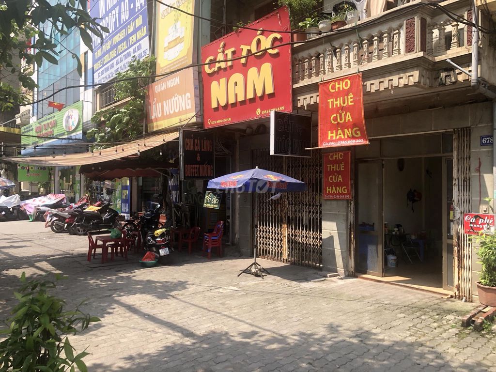 Cho thuê cửa hàng tầng 1 - 24m2 chính chủ tại 678 Minh Khai