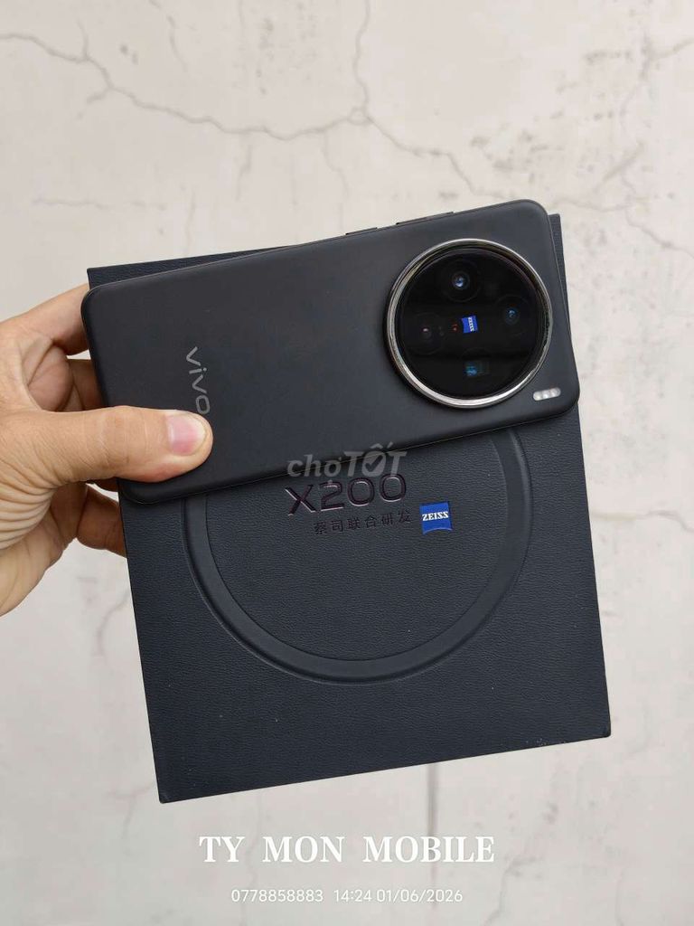 Vivo X200 5G Đen 256GB. Mua bán Điện thoại tại Quận 5 Tp Hồ Chí Minh được đăng bởi TY  MON MOBILE hình 1