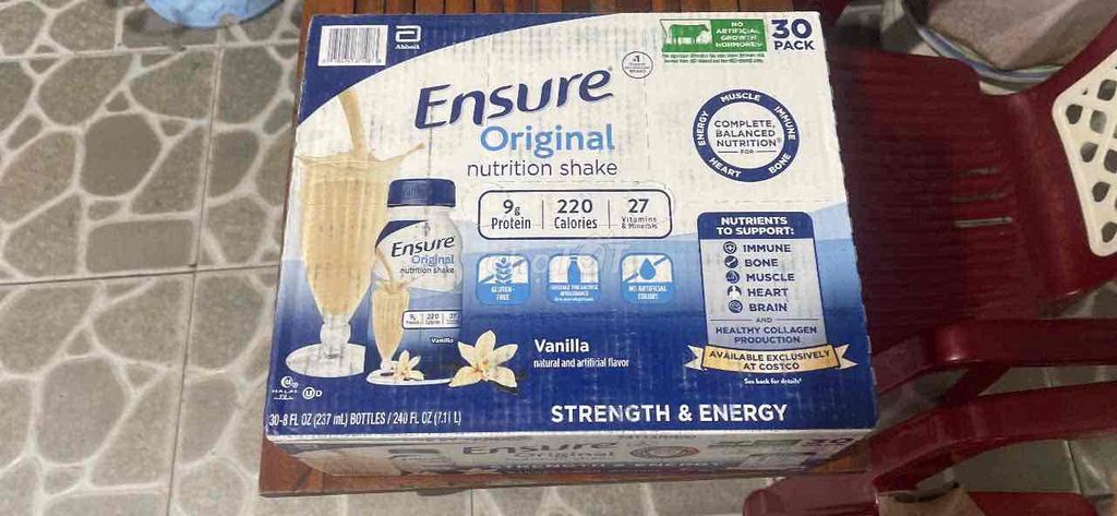 Sữa Abbott Ensure Original Vanilla. Mua bán Đồ ăn, thực phẩm và các loại khác tại Quận Liên Chiểu Đà Nẵng được đăng bởi Hoàng hình 1