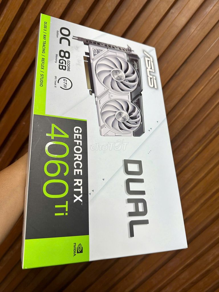 ASUS Dual GeForce RTX 4060 Ti White OC Edition 8GB