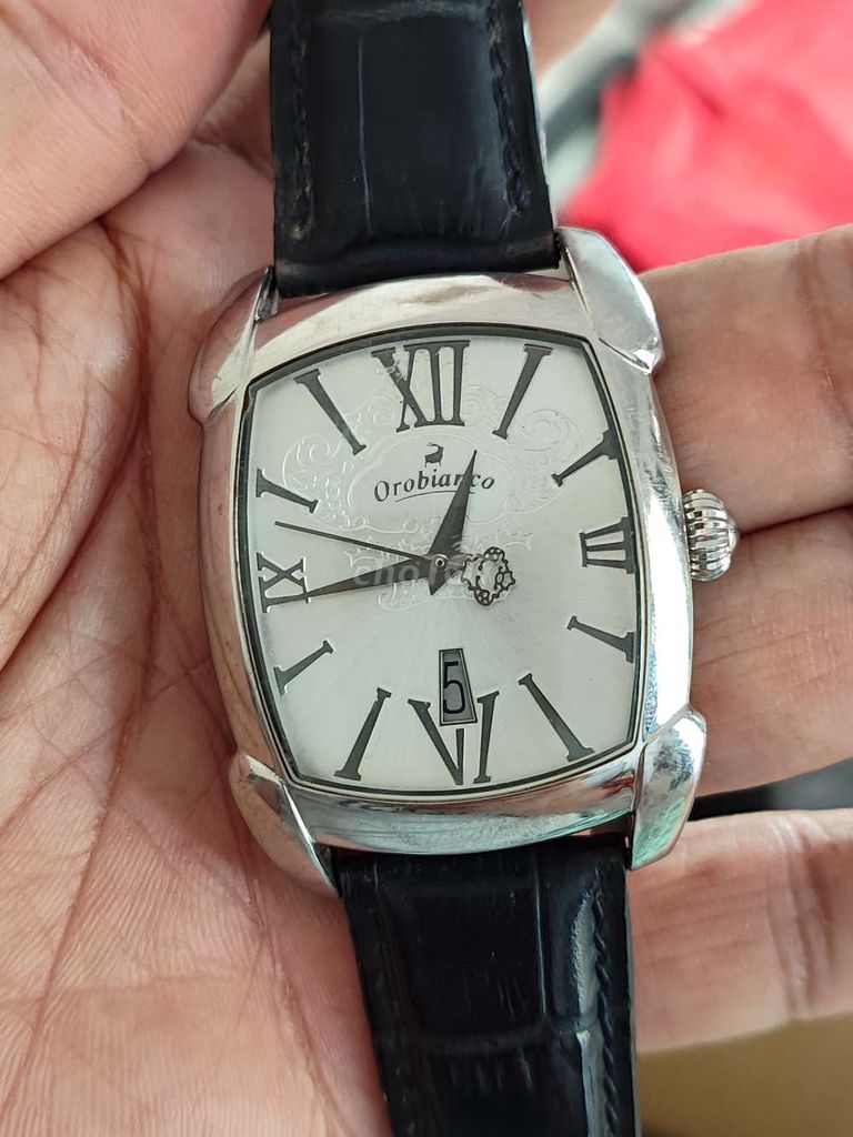 Đồng hồ Orobianco Nam Dây da Bạc. Mua bán Đồng hồ tại Thành phố Rạch Giá Kiên Giang được đăng bởi Thích Đồng Hồ hình 1
