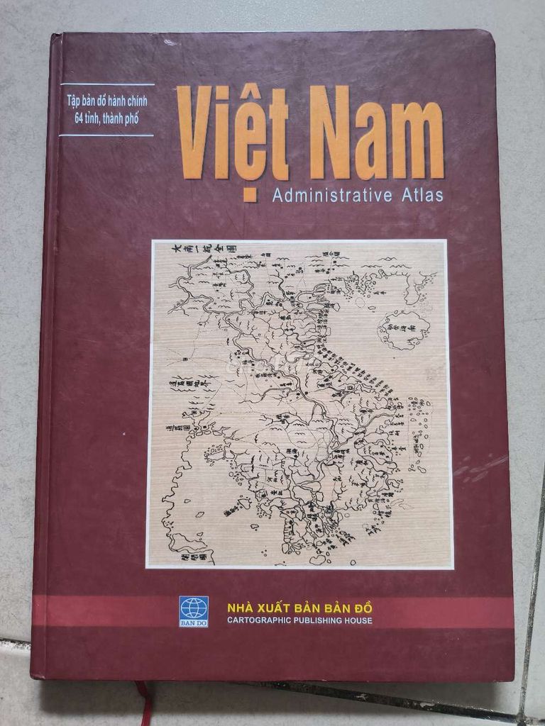 Sách địa đồ các tỉnh thành vietnam in 2005