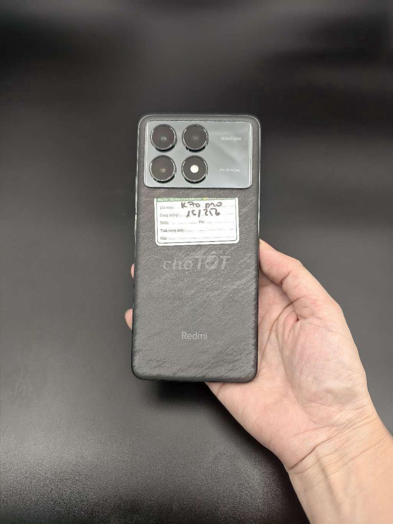 Xiaomi Redmi K70 Pro 16GB/256GB Đen. Mua bán Điện thoại tại Quận 6 Tp Hồ Chí Minh được đăng bởi Nhất Tín Mobile hình 1